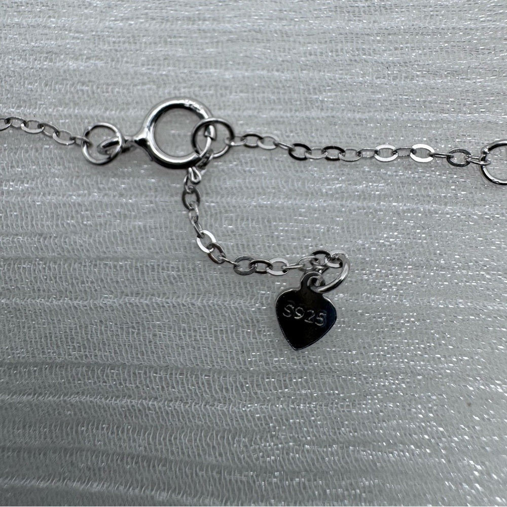 Sterling Silver Puffy Heart Chain