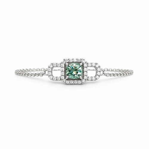 1.0 CT Alexandrite Moissanite Bracelet