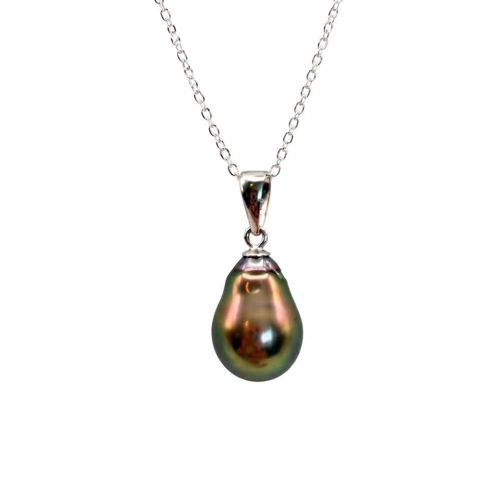 Handmade Tahitian Pearl Necklace (#8)