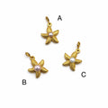 Freshwater Pearl Starfish Charm With Clasp