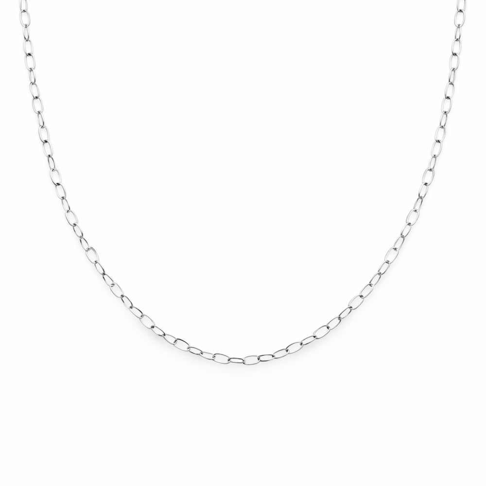 1mm Silver Paperclip Chain