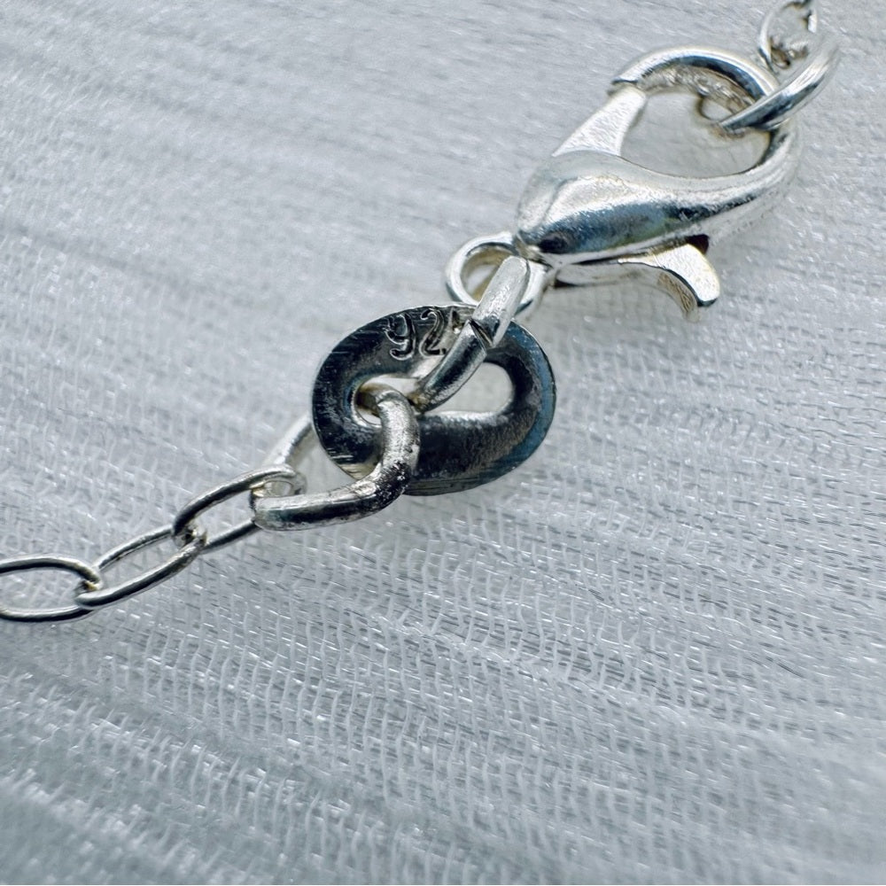 1mm Silver Paperclip Chain