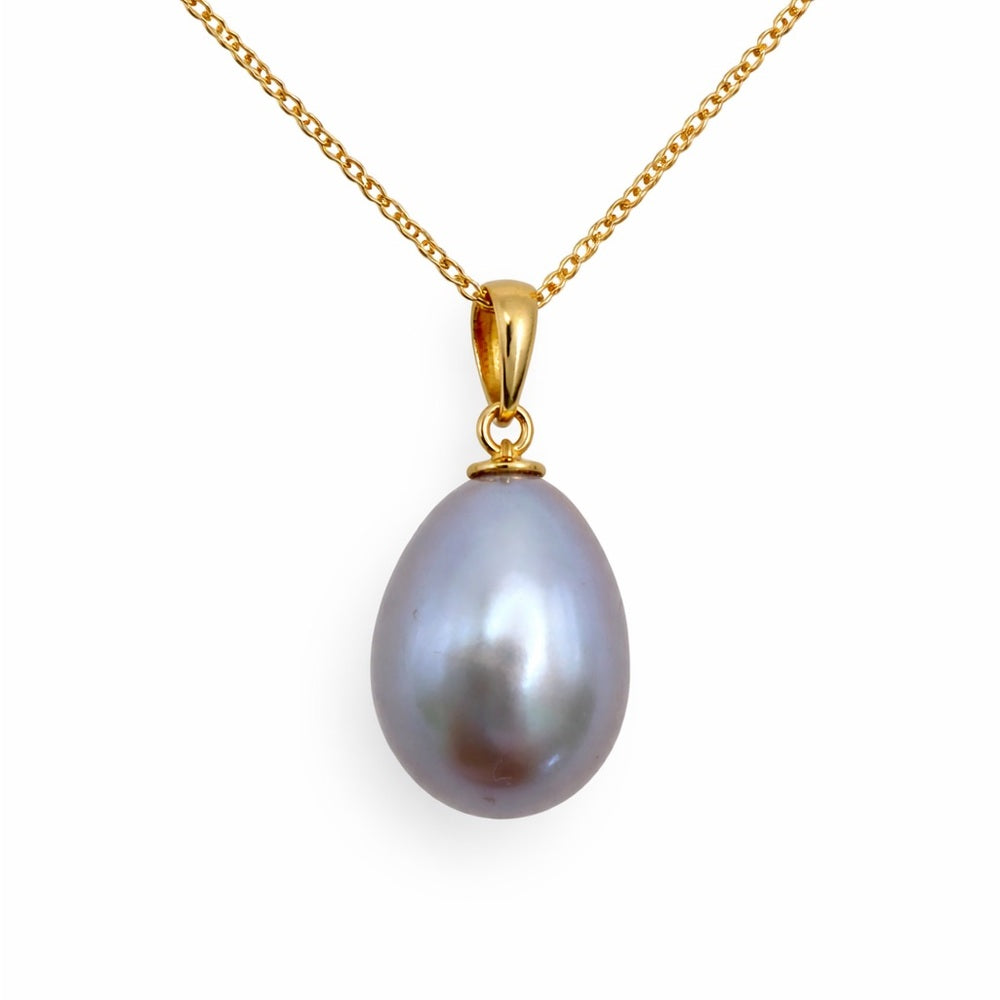 Solid Gold Freshwater Pearl Pendant