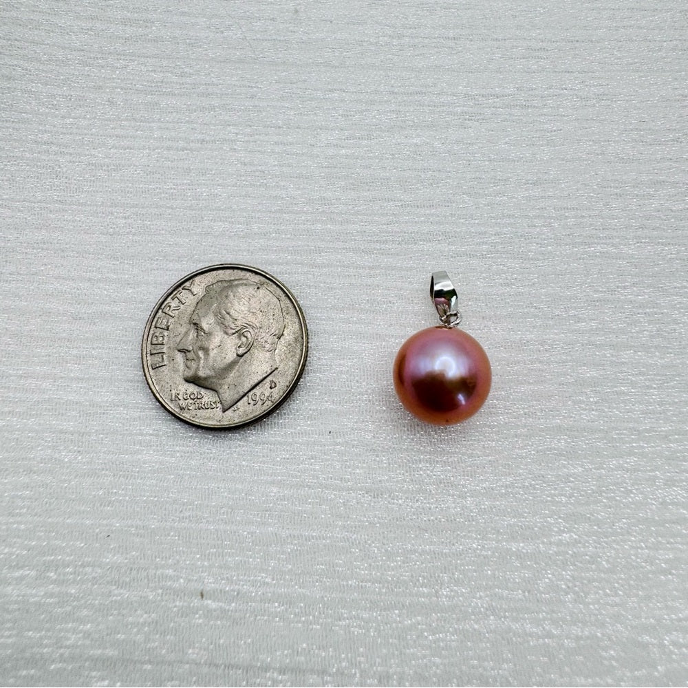 Freshwater Pearl Pendant 9.6mm diameter