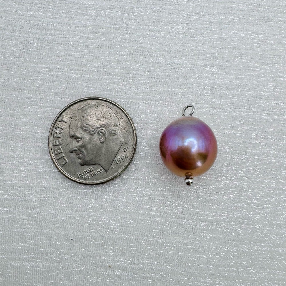 Freshwater Pearl Pendant 10.4mm diameter