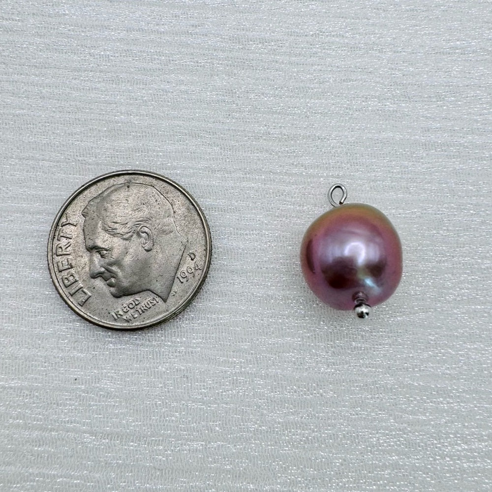 Freshwater Pearl Pendant 10.7mm diameter