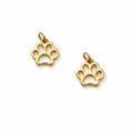 Paw Charm Gold Stainless Steel