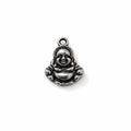 Happy Buddha Charm Silver Stainless Steel