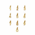 Number Charms Gold