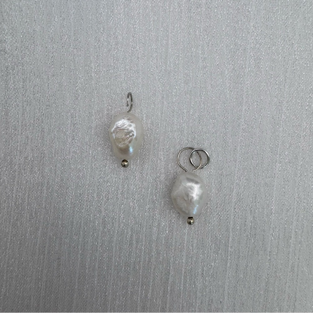 Freshwater Pearl Charm Stainless Steel