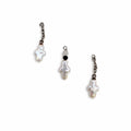 Freshwater Pearl Cross Charm Stainless Steel