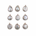 Freshwater Pearl Charm Gold Plated