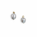Faux Pearl Charm Stainless Steel