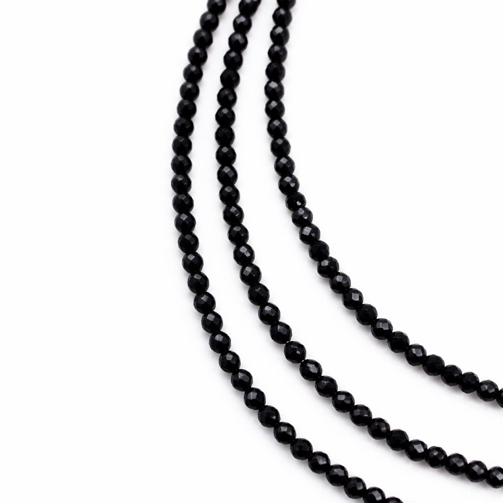 Black Spinel Gemstone Magnetic Necklace