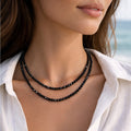 Black Spinel Gemstone Magnetic Necklace