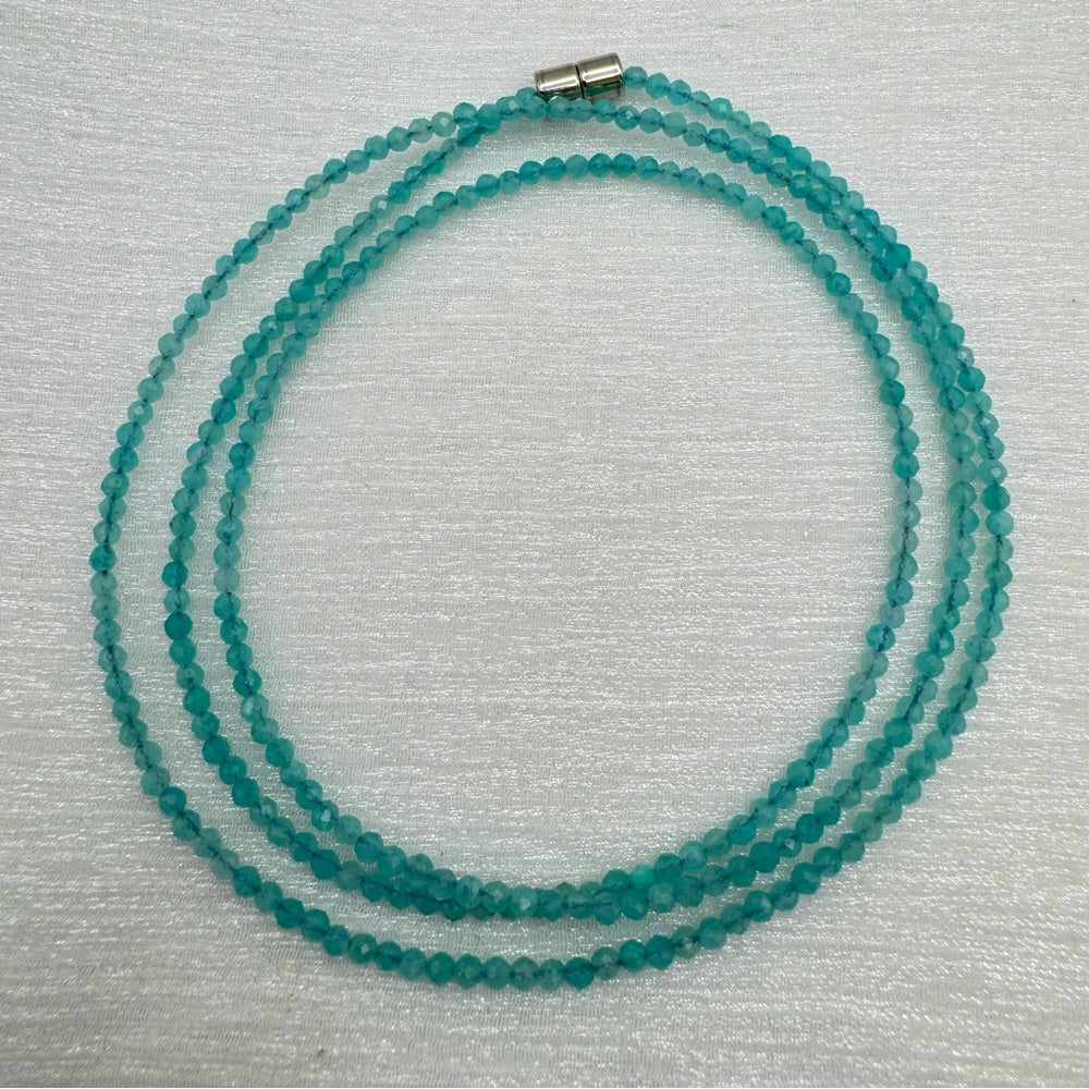Amazonite Gemstone Magnetic Necklace