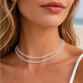 Clear Quartz Gemstone Magnetic Necklace