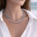 Labradorite Gemstone Magnetic Necklace