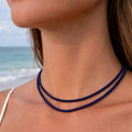 Lapis Gemstone Magnetic Necklace