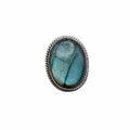 Flashy Labradorite Oval Ring