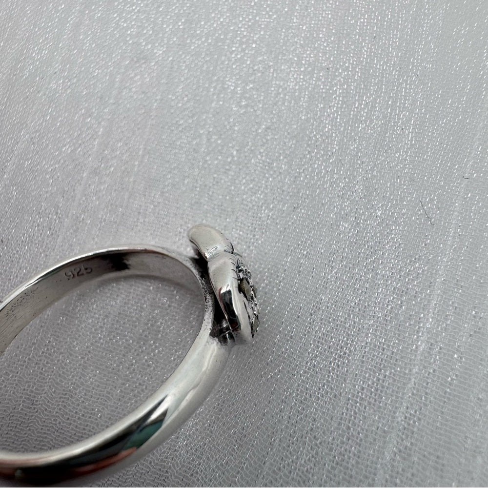 Marcasite Heart Ring