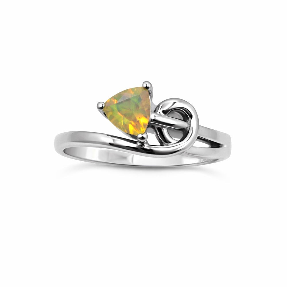 Ethiopian Opal Loop Ring
