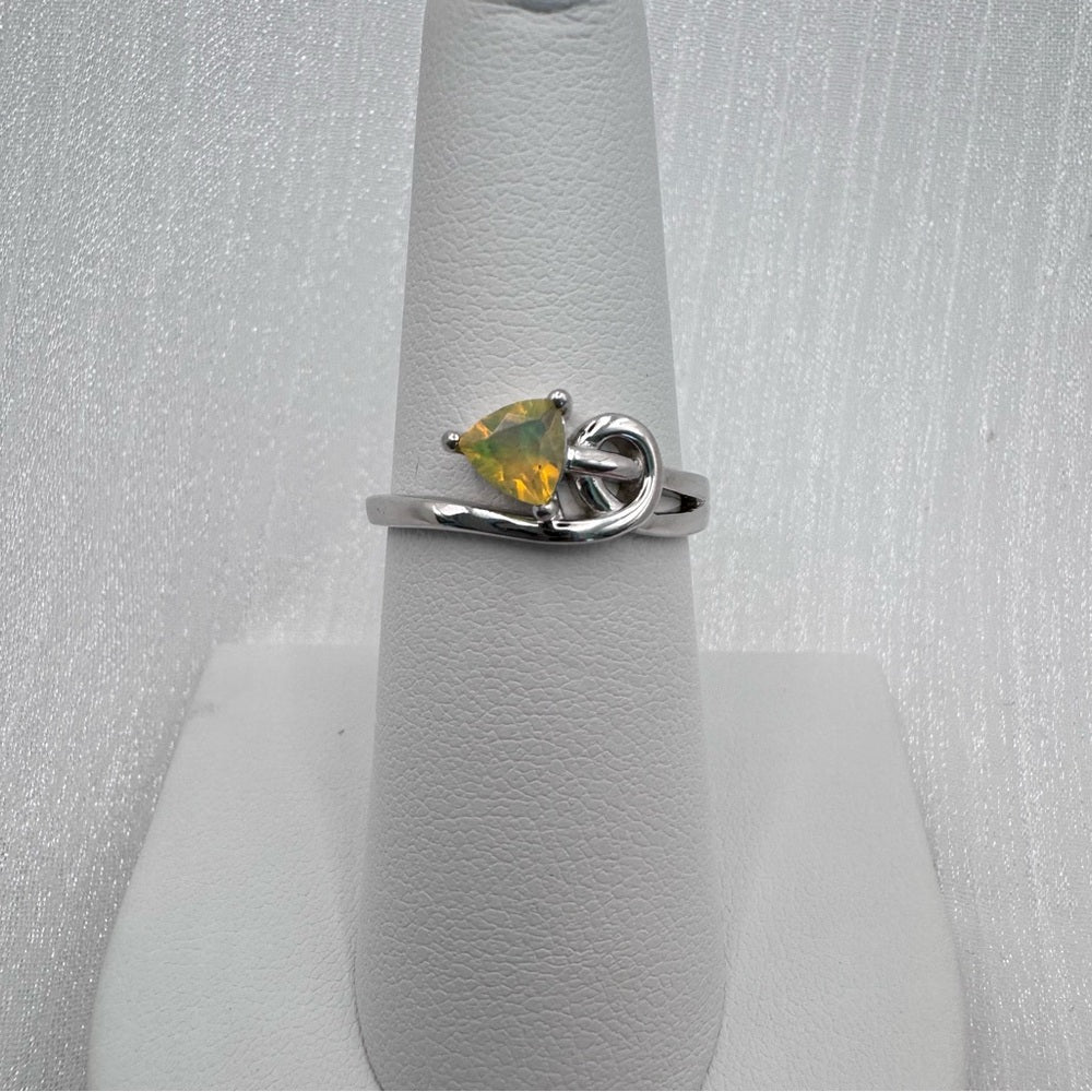 Ethiopian Opal Loop Ring