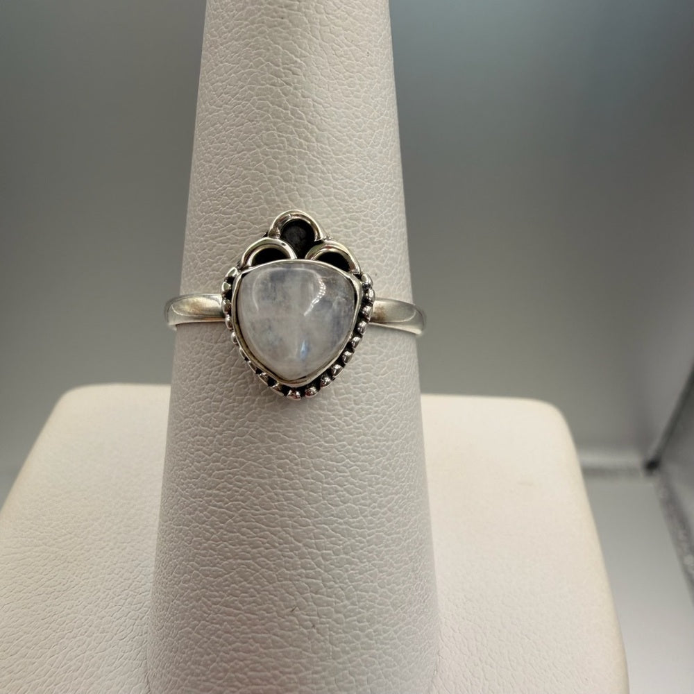 Moonstone Bubble Ring