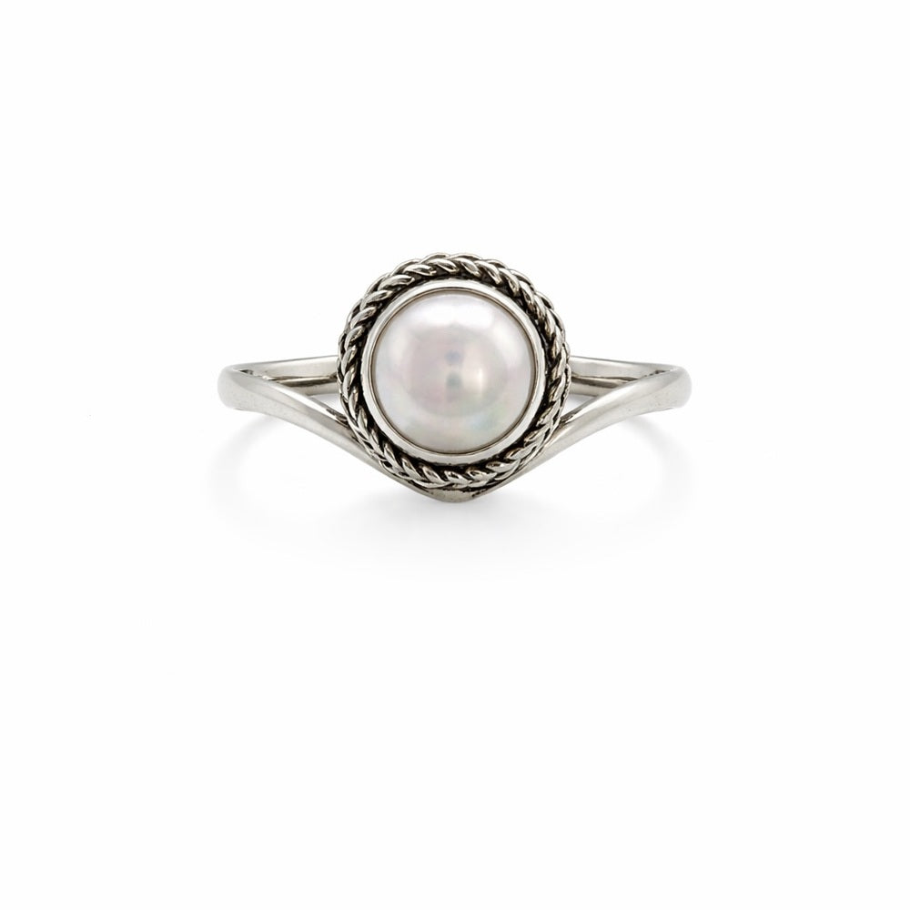 Freshwater Pearl Braided Ring
