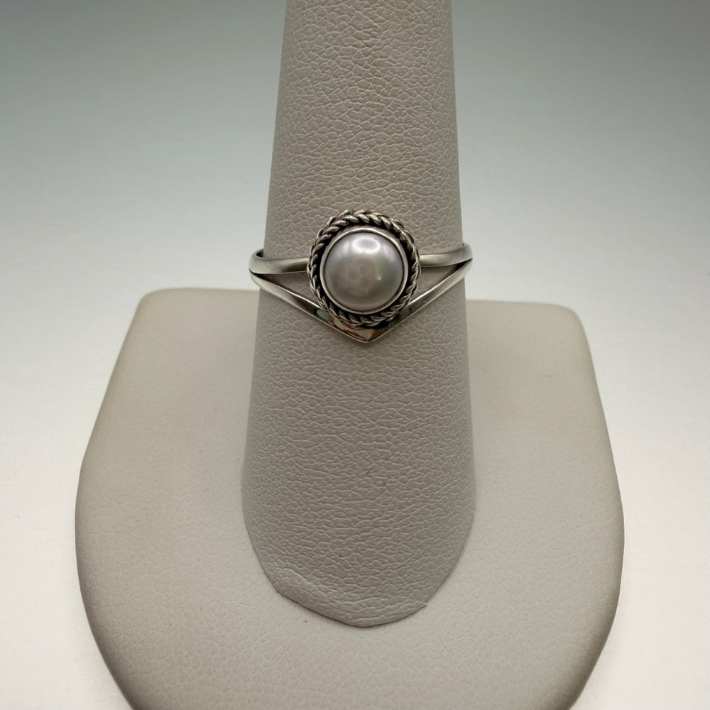 Freshwater Pearl Braided Ring