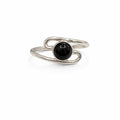 Black Onyx Abstract Ring