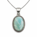 Larimar Oval Pendant