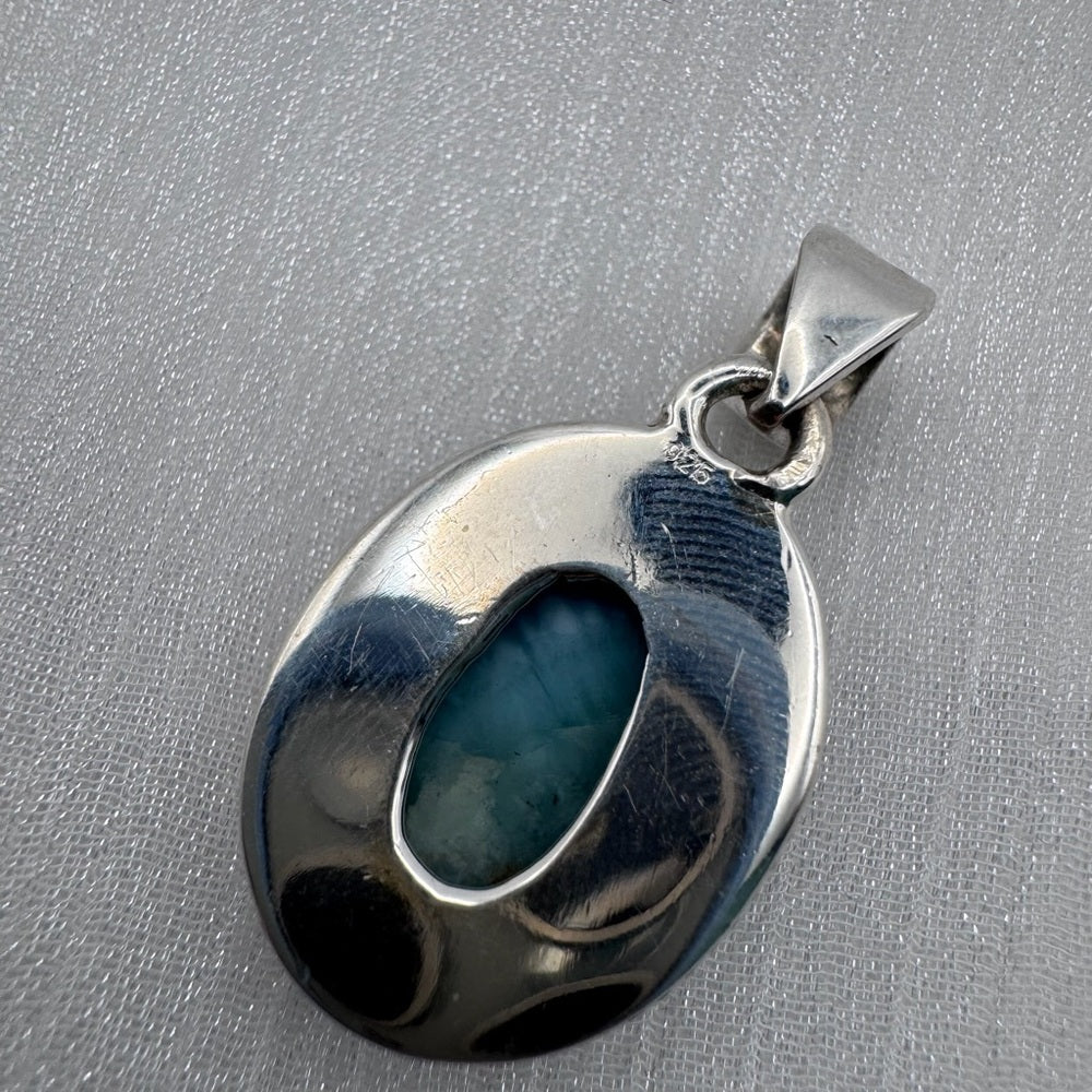 Larimar Oval Pendant