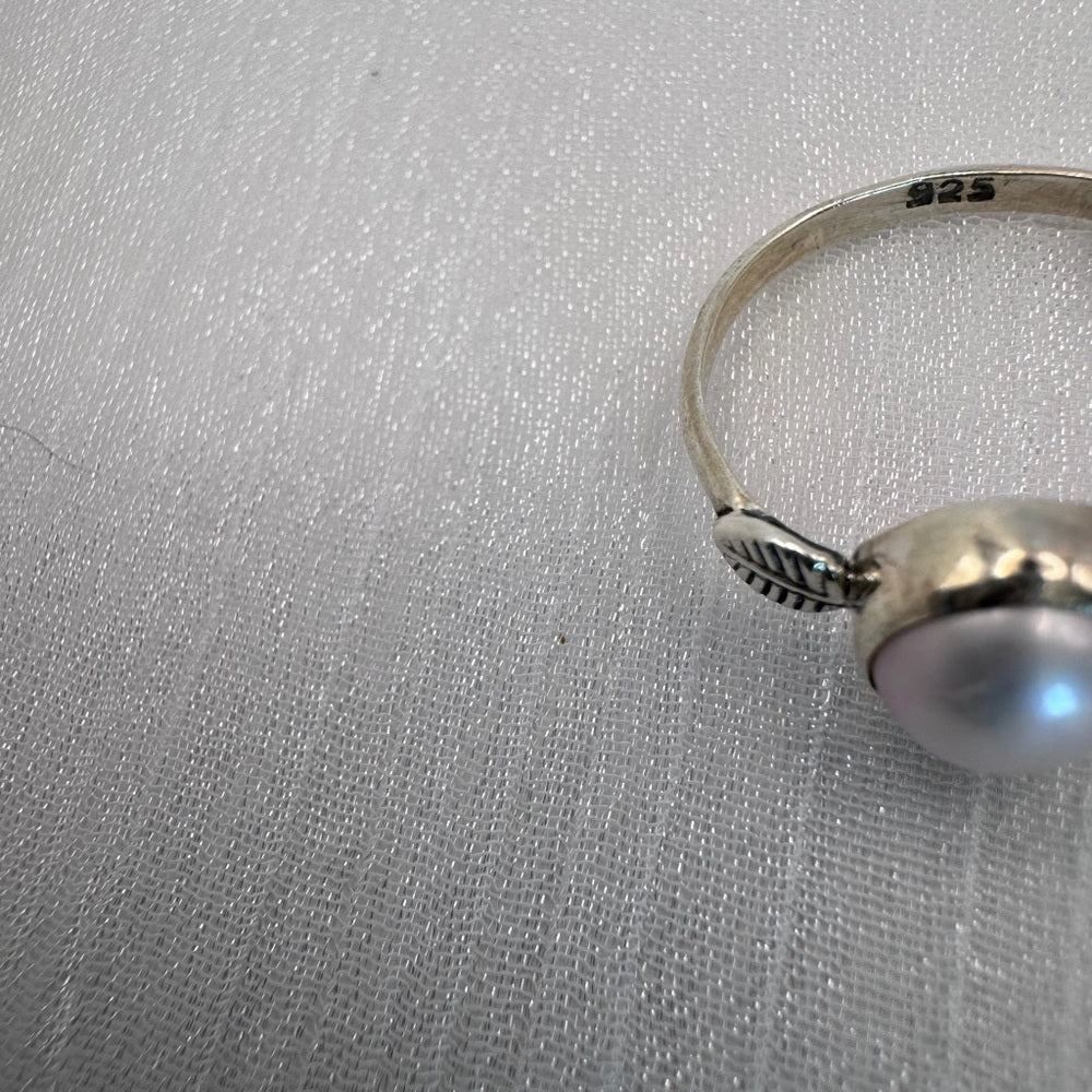 Freshwater Pearl Leaf Ring