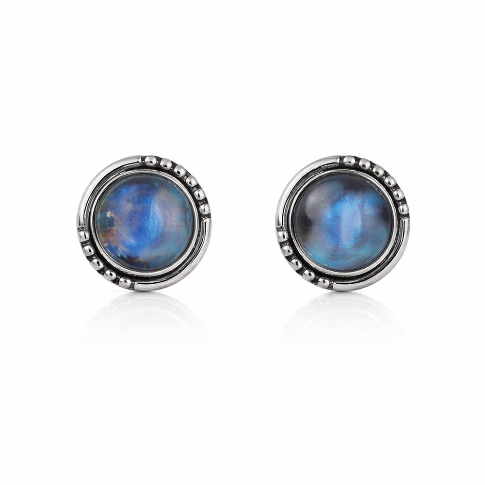 Moonstone Stud Earrings