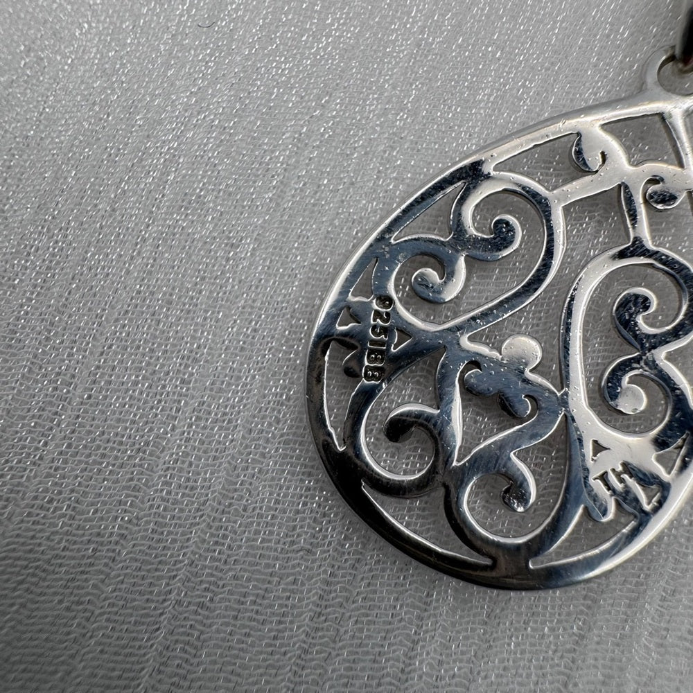 Filigree Teardrop Necklace