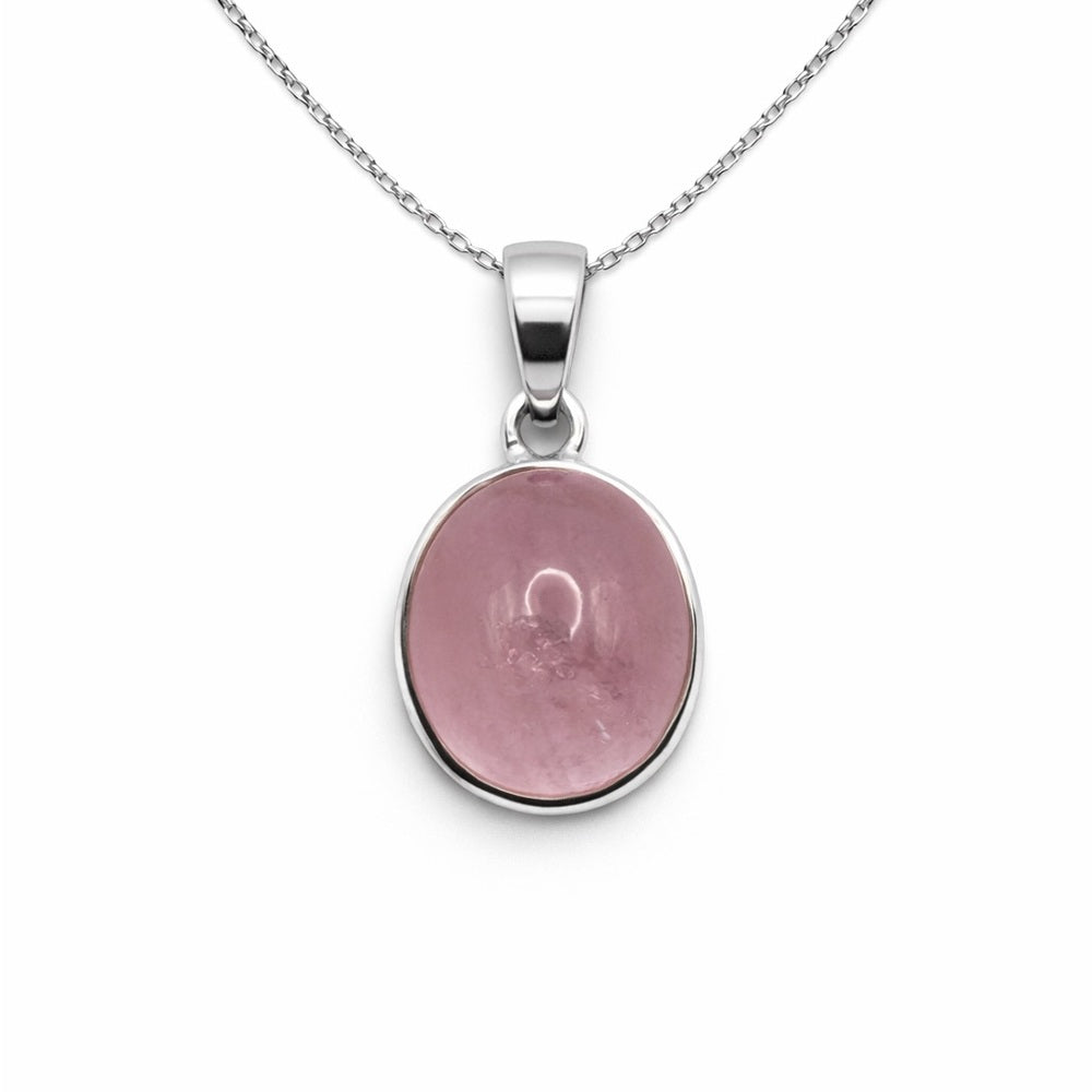 Morganite Oval Pendant