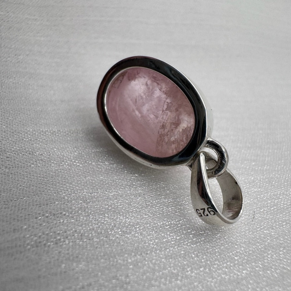Morganite Oval Pendant