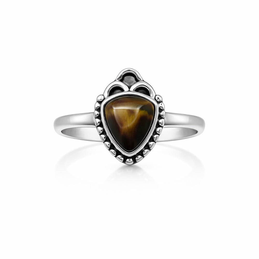Tigers Eye Bubble Ring