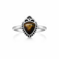 Tigers Eye Bubble Ring