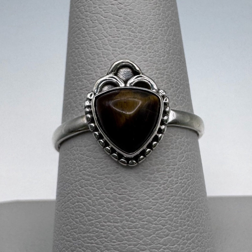 Tigers Eye Bubble Ring