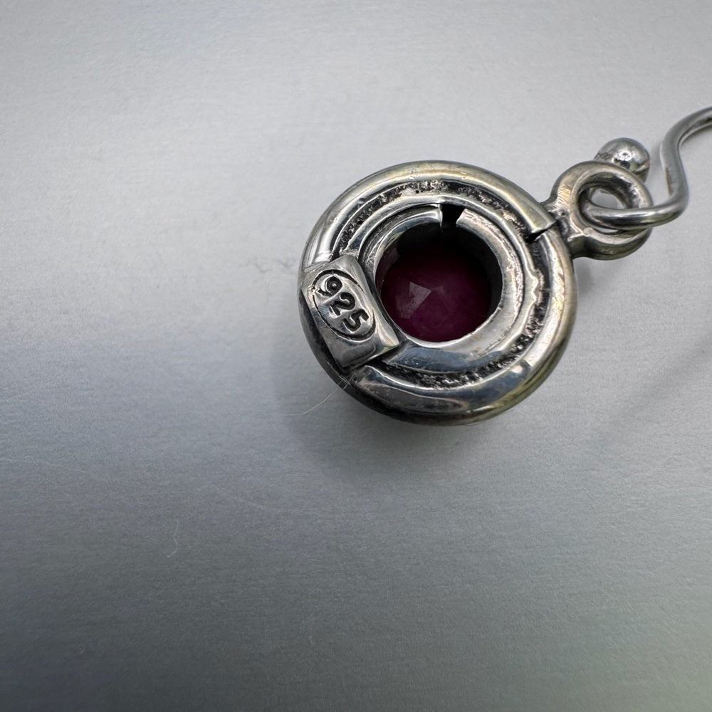 Ruby Dangle Earrings