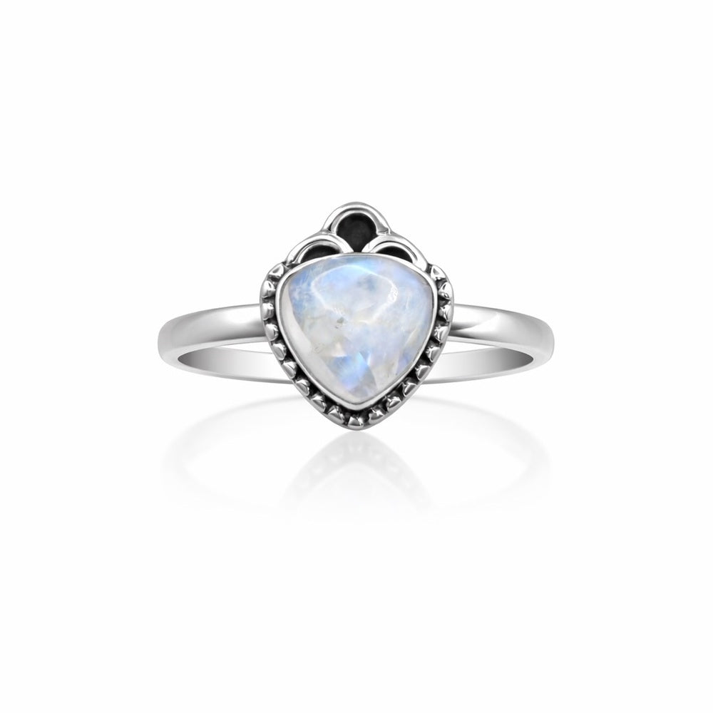 Moonstone Bubble Ring