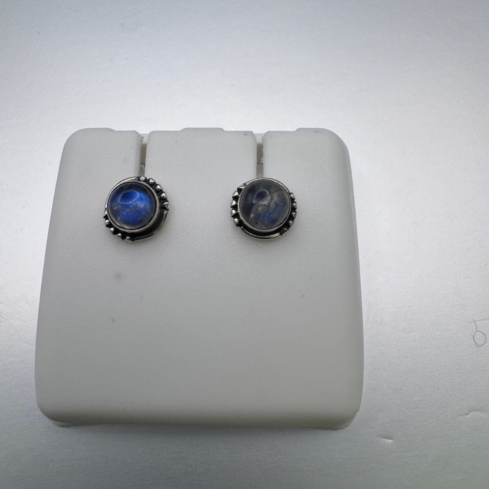 Moonstone Stud Earrings