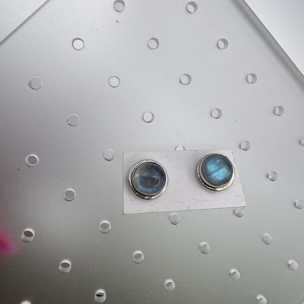 Moonstone Stud Earrings