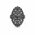 Marcasite Pattern Ring