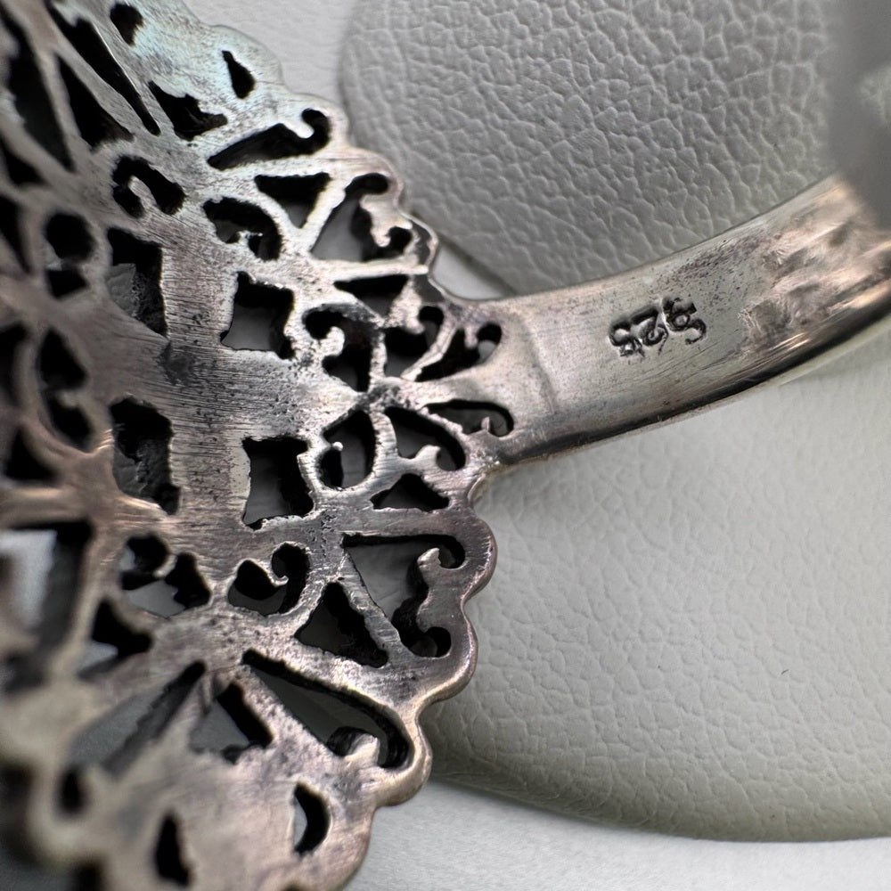 Marcasite Pattern Ring