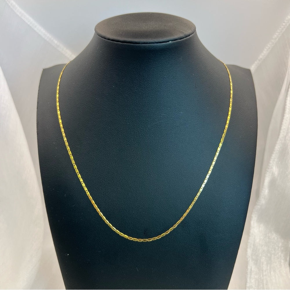 Mirror Link Chain Gold Adjustable