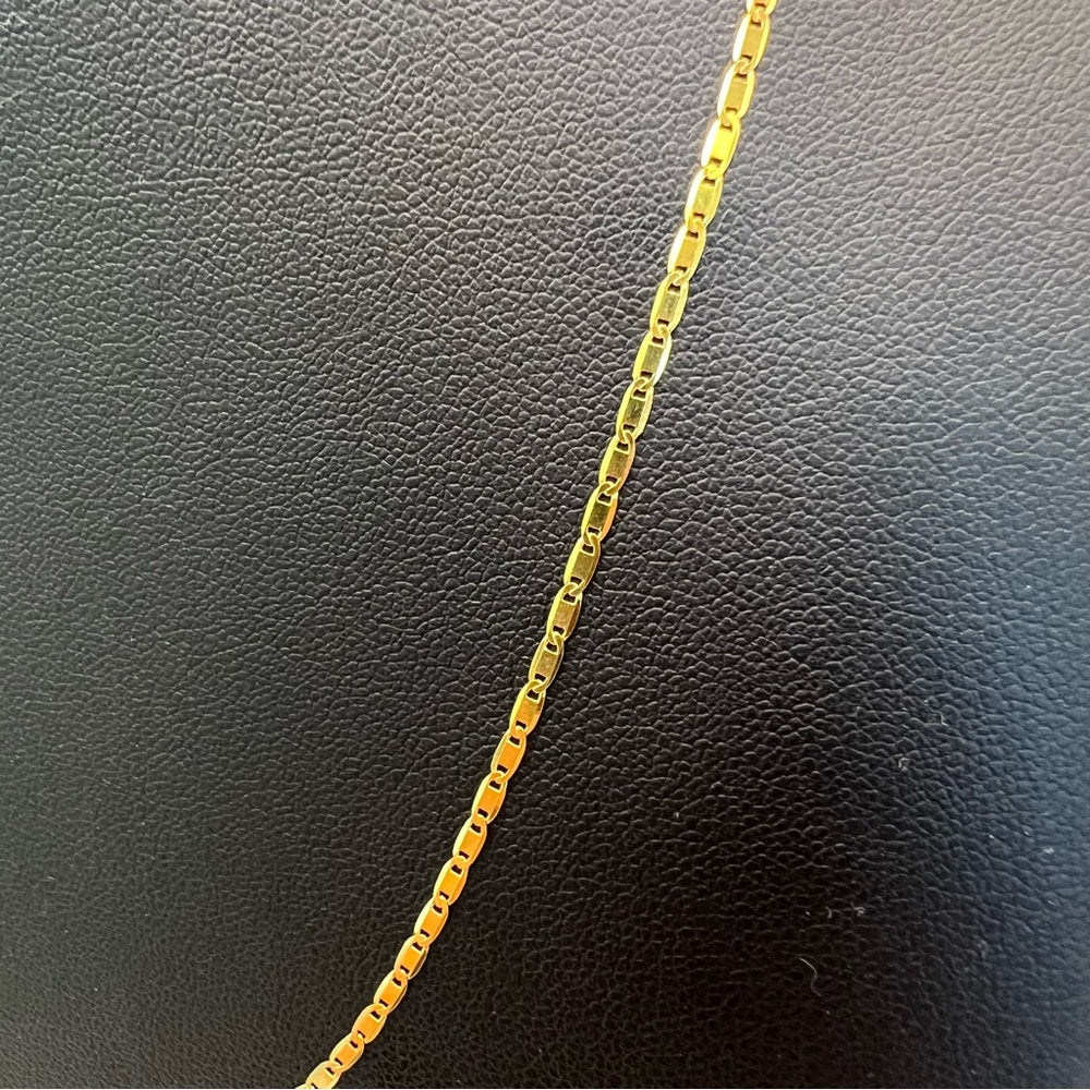 Mirror Link Chain Gold Adjustable