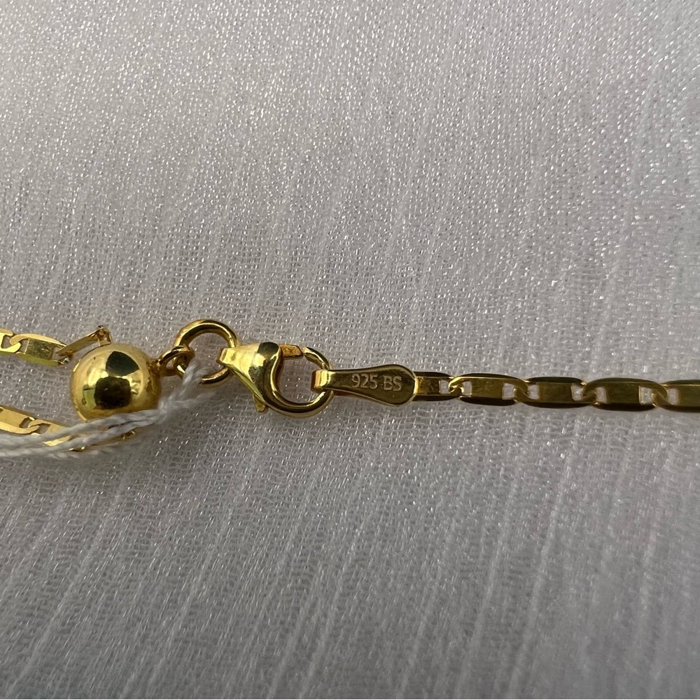 Mirror Link Chain Gold Adjustable
